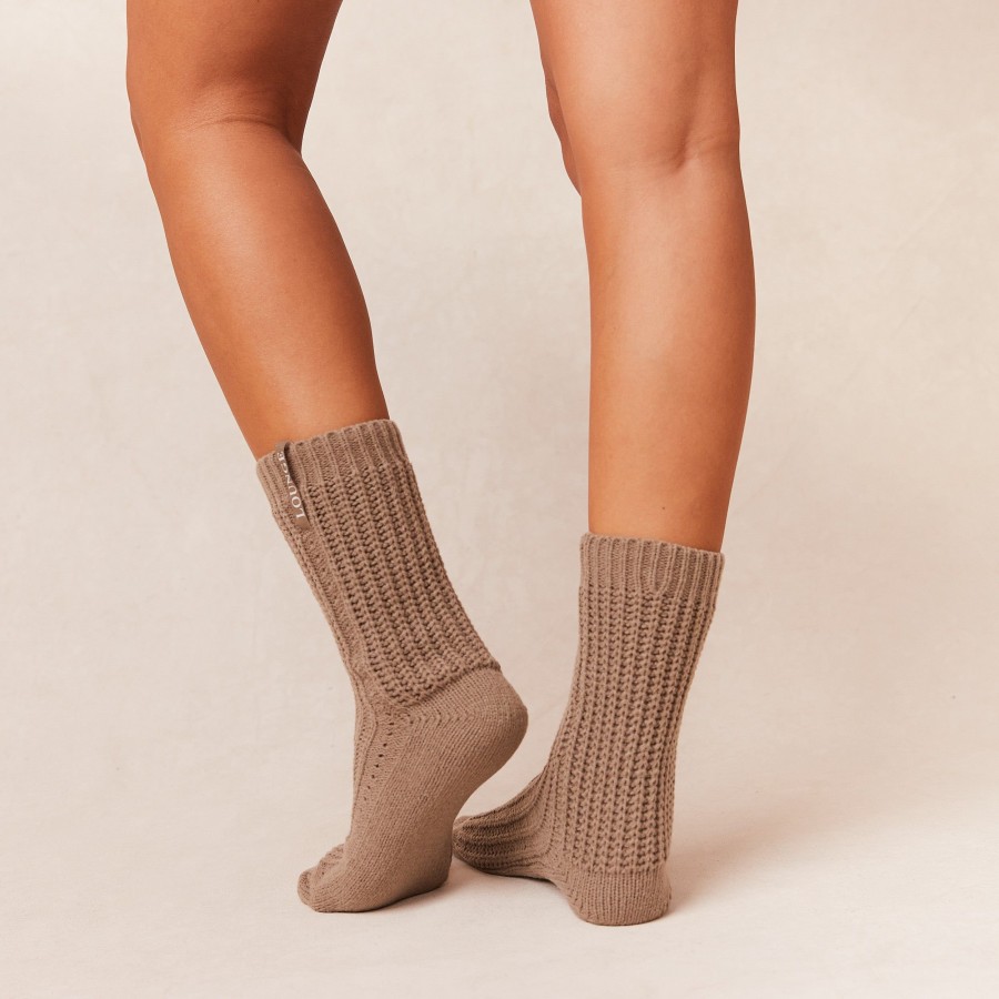 Apparel Lounge Loungewear | Snooze Knitted Socks - Fawn