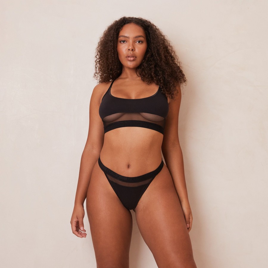 Bras Lounge Non&Wired | Mesh Bra - Black