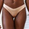 Bottoms Lounge Seamless | Seamless Mesh Cheeky Briefs - Sand