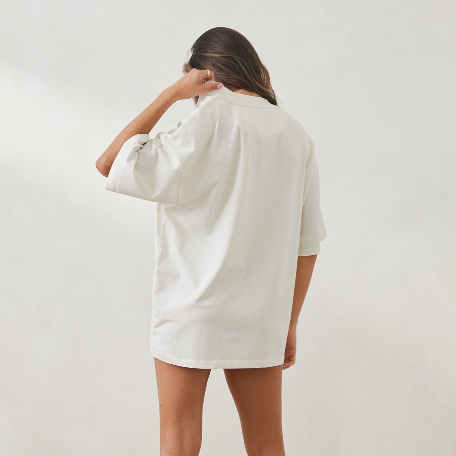 Apparel Lounge T-Shirts & Tops | Essential Oversized T-Shirt - Off White