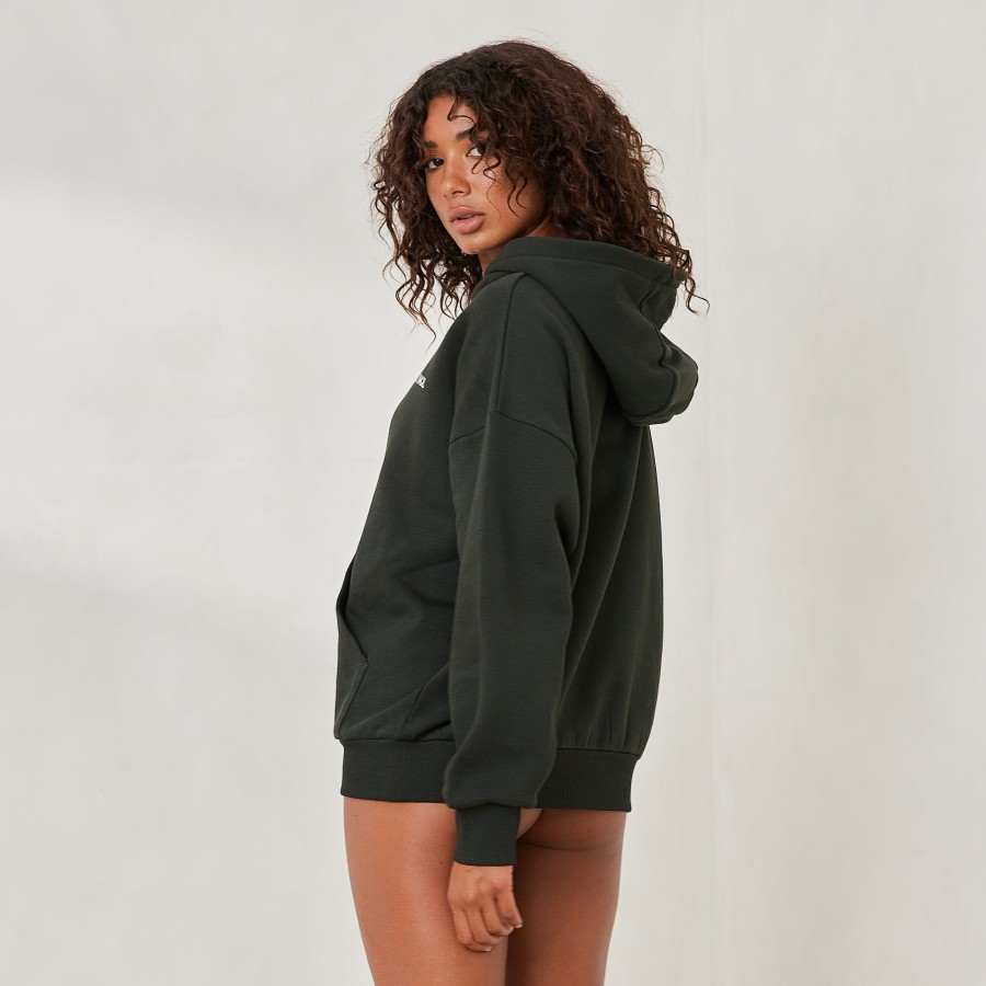 Apparel Lounge Hoodies & Sweatshirts | Essential Oversized Hoodie - Pine Green