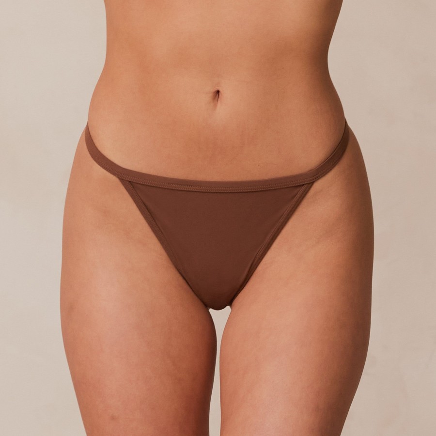 Bottoms Lounge G&Strings | Sculpt G-String - Chestnut