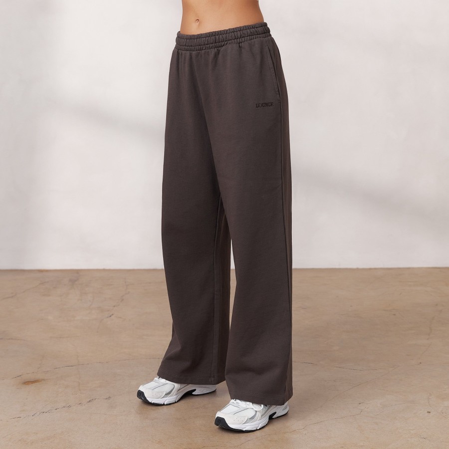 Apparel Lounge Joggers & Trousers | Signature Wide Leg Joggers - Espresso