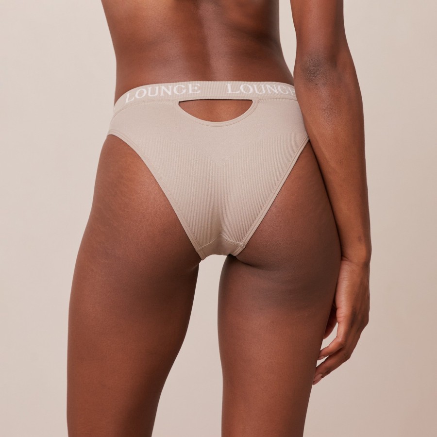 Bottoms Lounge Seamless | Seamless Briefs - Mink