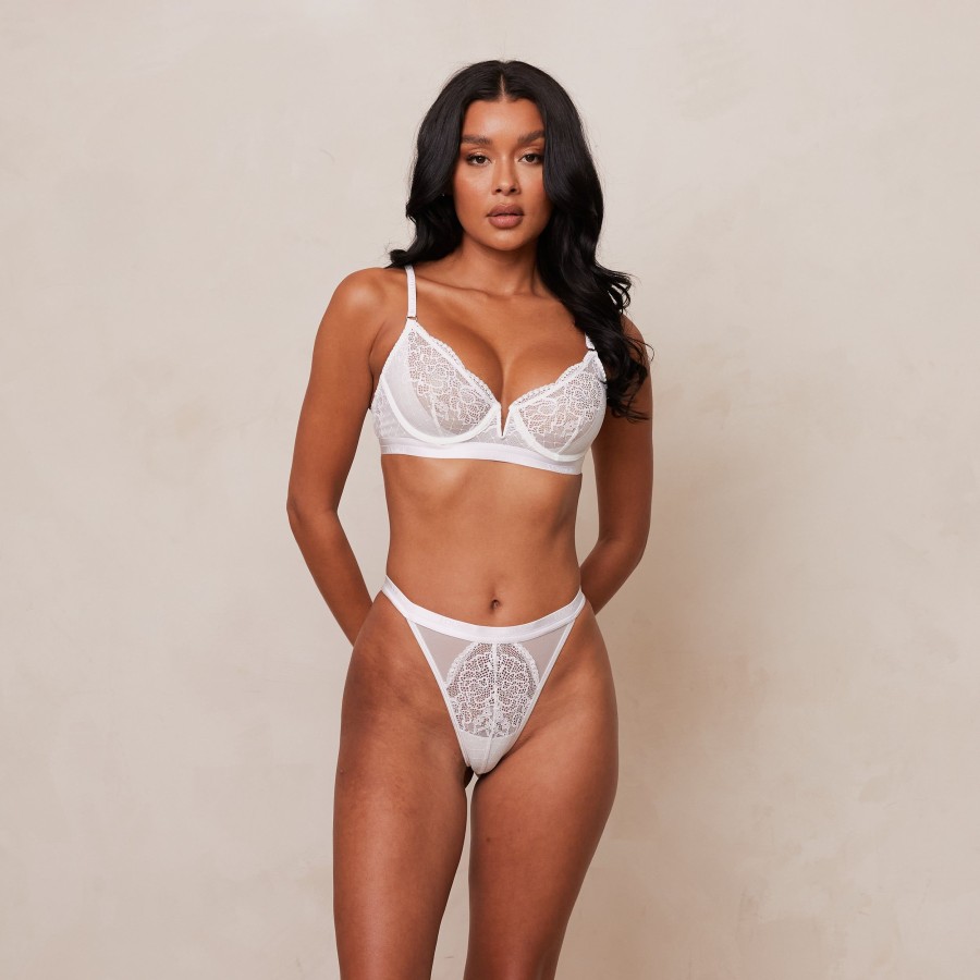 Bras Lounge Balcony | Royal Balcony Bra - White