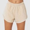 Sleep Lounge Pyjama Bottoms | Luxury Embossed Pyjama Shorts - Mink