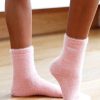 Apparel Lounge Accessories | Embroidered Lounge Toastie Socks - Pink