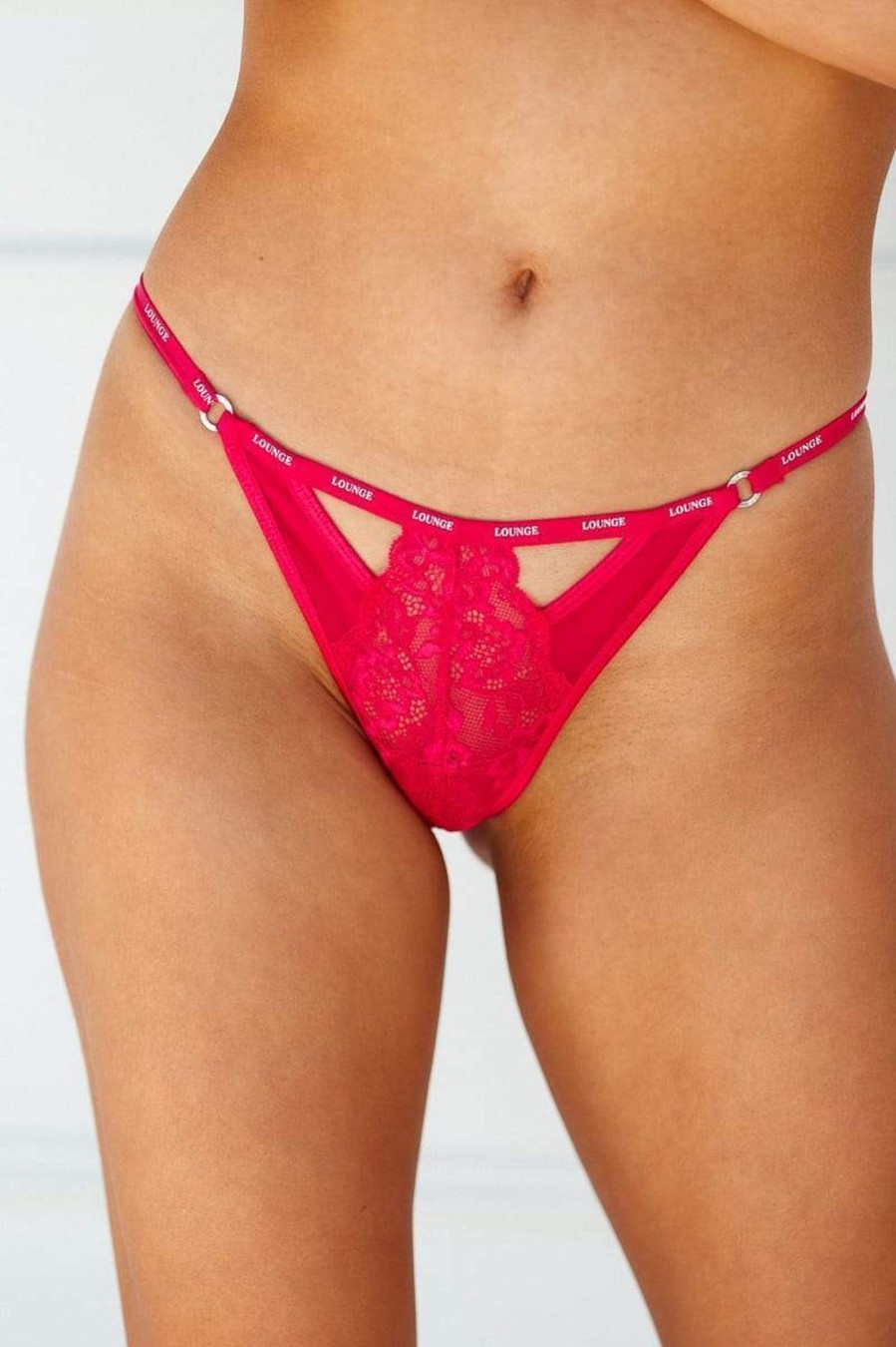 Bottoms Lounge Bundle & Save | Scalloped Cut Out Cheeky Briefs - Scarlett