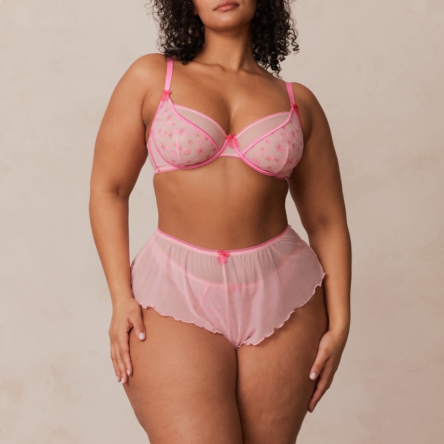 Intimates Lounge Intimates Sets | Thea Intimates Bra (Set) - Candy Pink