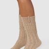 Apparel Lounge Socks | Snug Knitted Socks - Mink