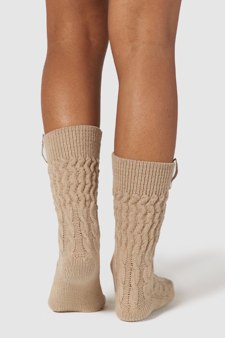 Apparel Lounge Socks | Snug Knitted Socks - Mink