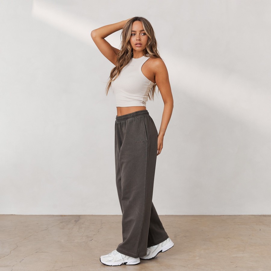 Apparel Lounge Joggers & Trousers | Signature Wide Leg Joggers - Washed Cedar