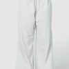 Sleep Lounge Pyjama Bottoms | Luxury Embossed Pyjama Trousers - Frost