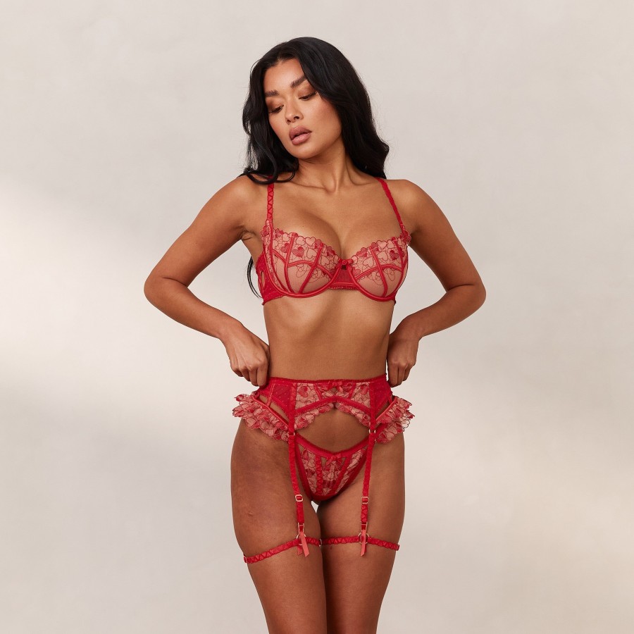 Intimates Lounge Intimates Sets | Isadora Intimates Bra (Set) - Maroon