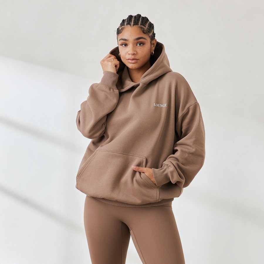 Apparel Lounge Hoodies & Sweatshirts | Essential Oversized Hoodie - Coffee