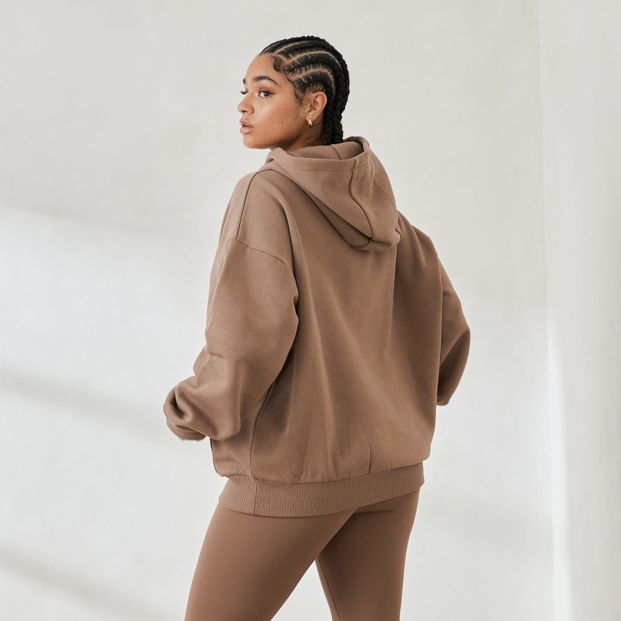 Apparel Lounge Hoodies & Sweatshirts | Essential Oversized Hoodie - Coffee