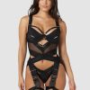 Intimates Lounge Basques | Livia Intimates Basque - Black