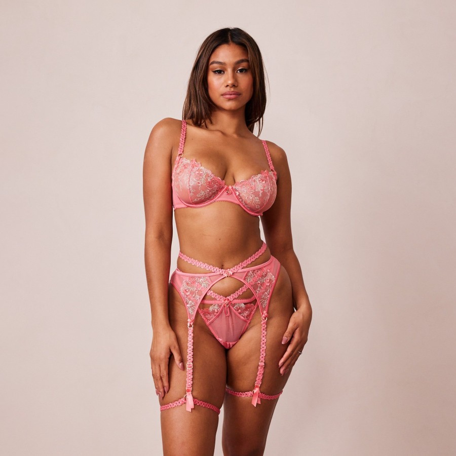 Intimates Lounge Intimates Sets | Casey Intimates Bra (Set) - Pink