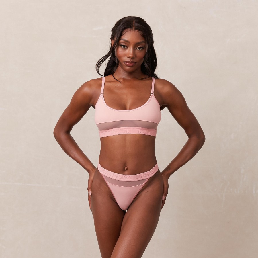 Bras Lounge Non&Wired | Mesh Bra - Pink