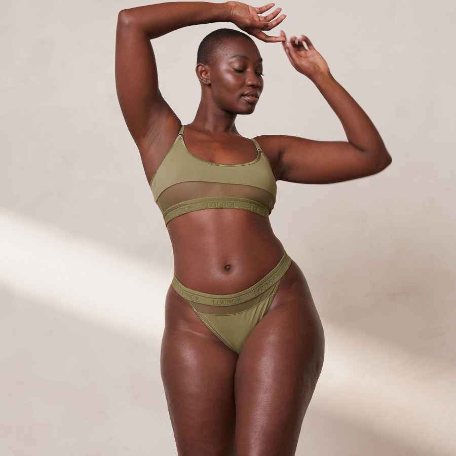 Bras Lounge Non&Wired | Mesh Bra - Khaki