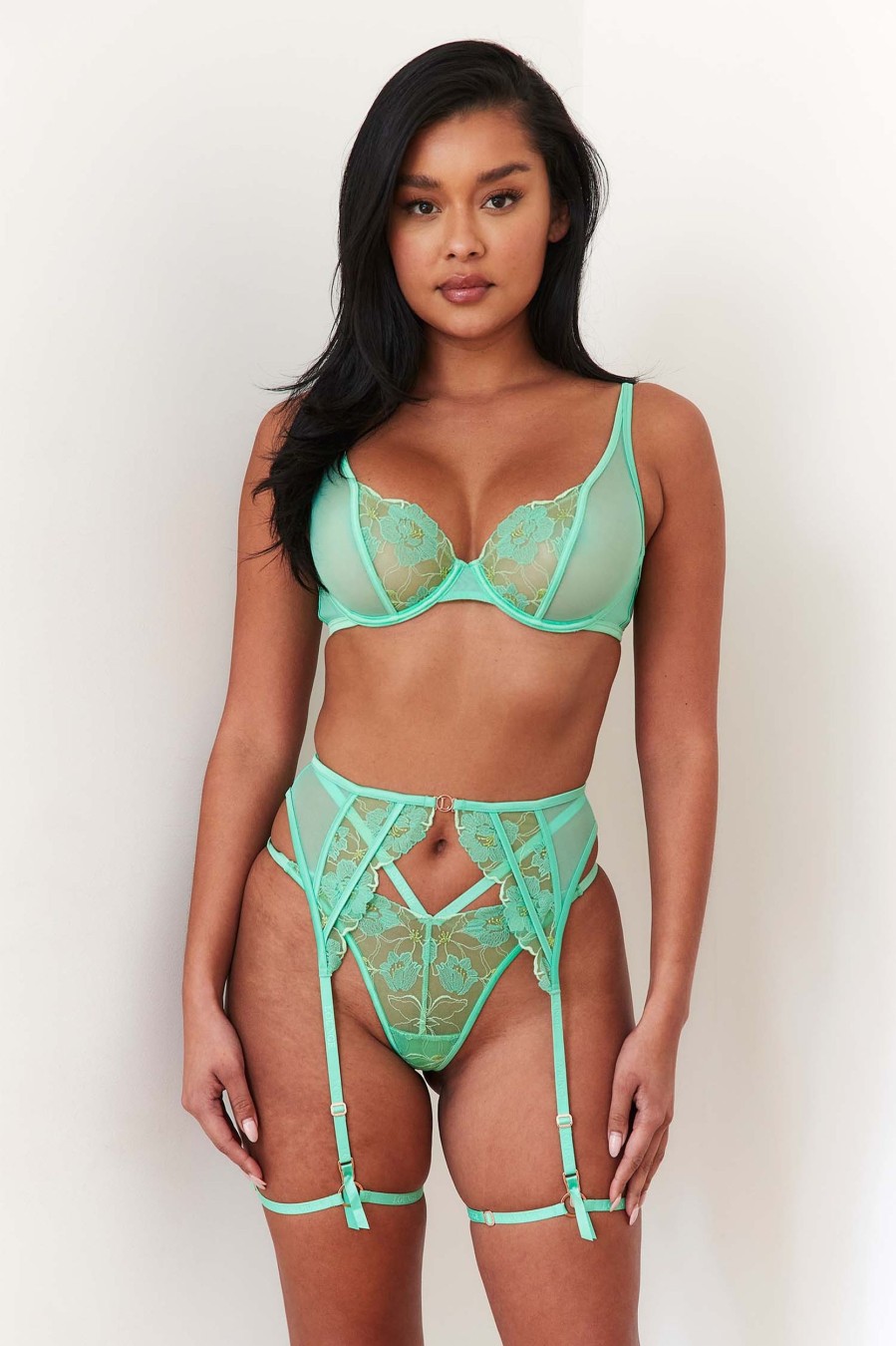 Bras Lounge Lace | Britney Intimates Bra (Set) - Mint