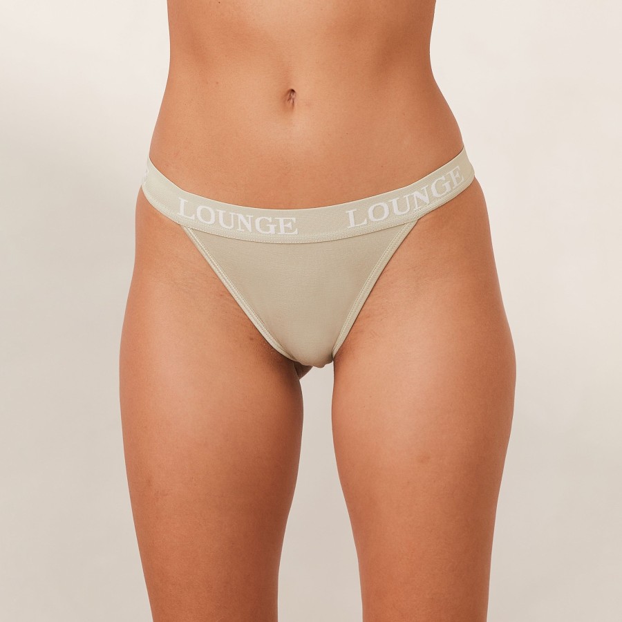 Bottoms Lounge Briefs | Bamboo Triangle Briefs - Olive