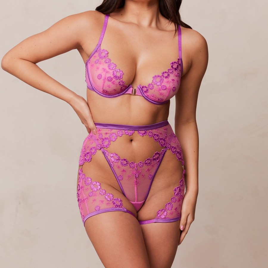 Bras Lounge Lace | Roxanne Intimates Bra (Set) - Violet