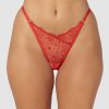 Bras Lounge Mesh | Slinky Open Back Briefs - Red