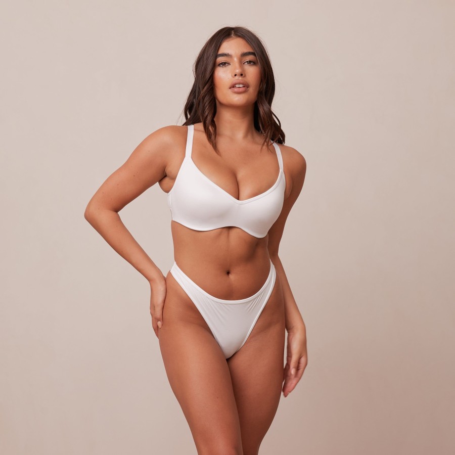 Bras Lounge Padded | Sleek Mindful Bra - White