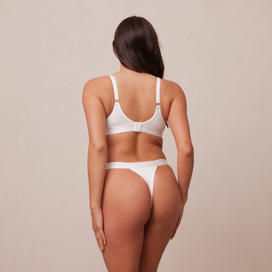 Bras Lounge Padded | Sleek Mindful Bra - White