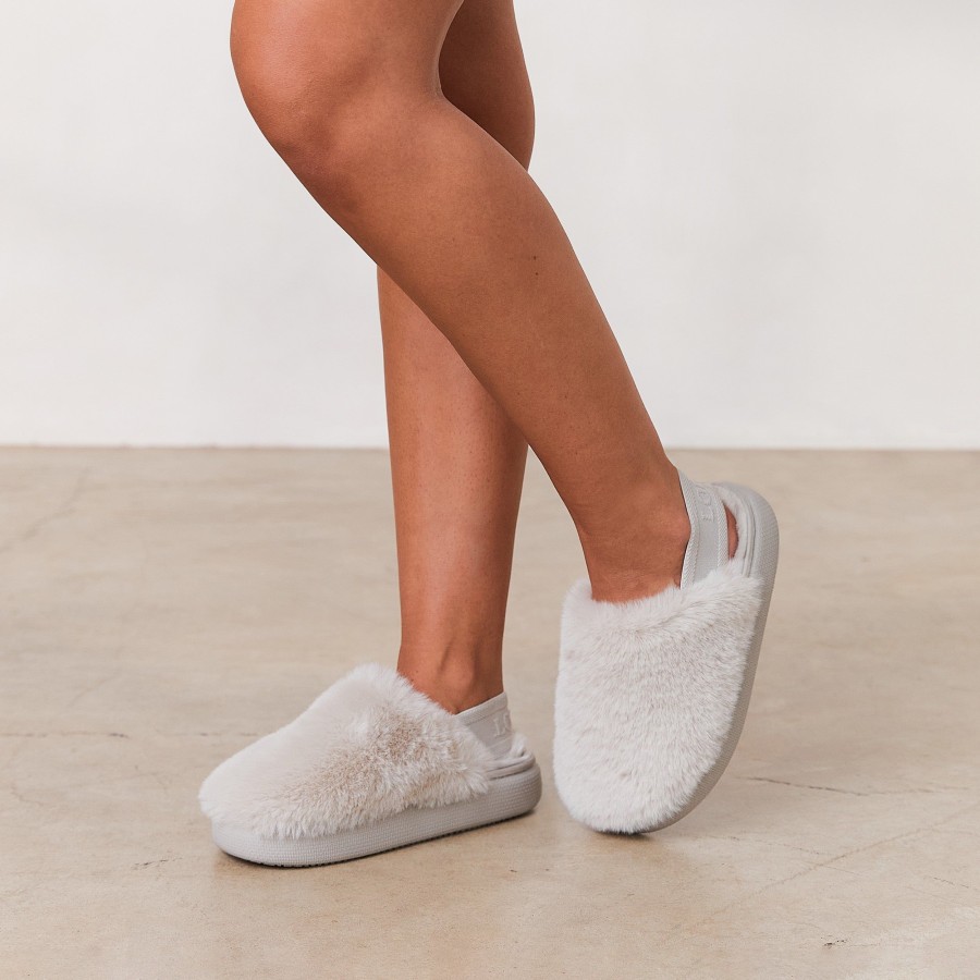 Apparel Lounge Loungewear | Signature Slippers - Pearl