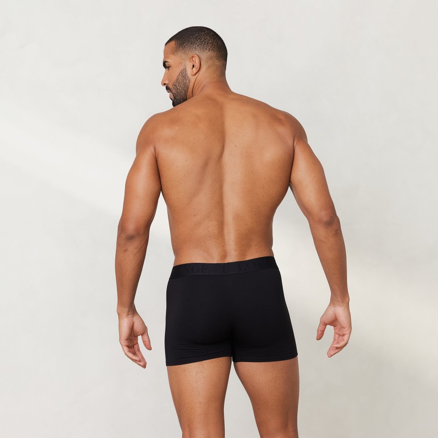 Bottoms Lounge Multipacks | Men'S Luxe Boxers (3 Pack) - Black