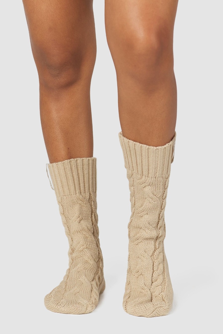 Apparel Lounge Accessories | Cosy Knitted Socks - Mink