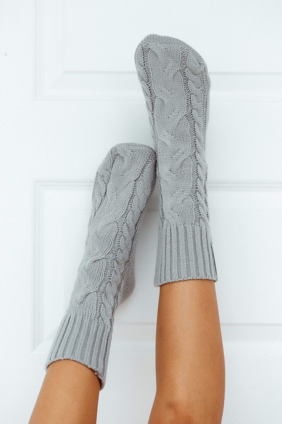 Apparel Lounge Accessories | Cosy Knitted Socks - Grey