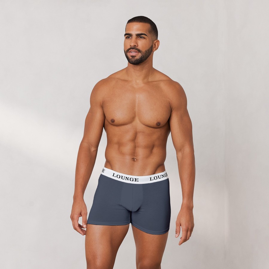 Bottoms Lounge Multipacks | Men'S Everyday Boxers (3 Pack) - Smoked Blue