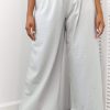 Sleep Lounge Pyjama Bottoms | Frill Pyjama Trousers - Frost